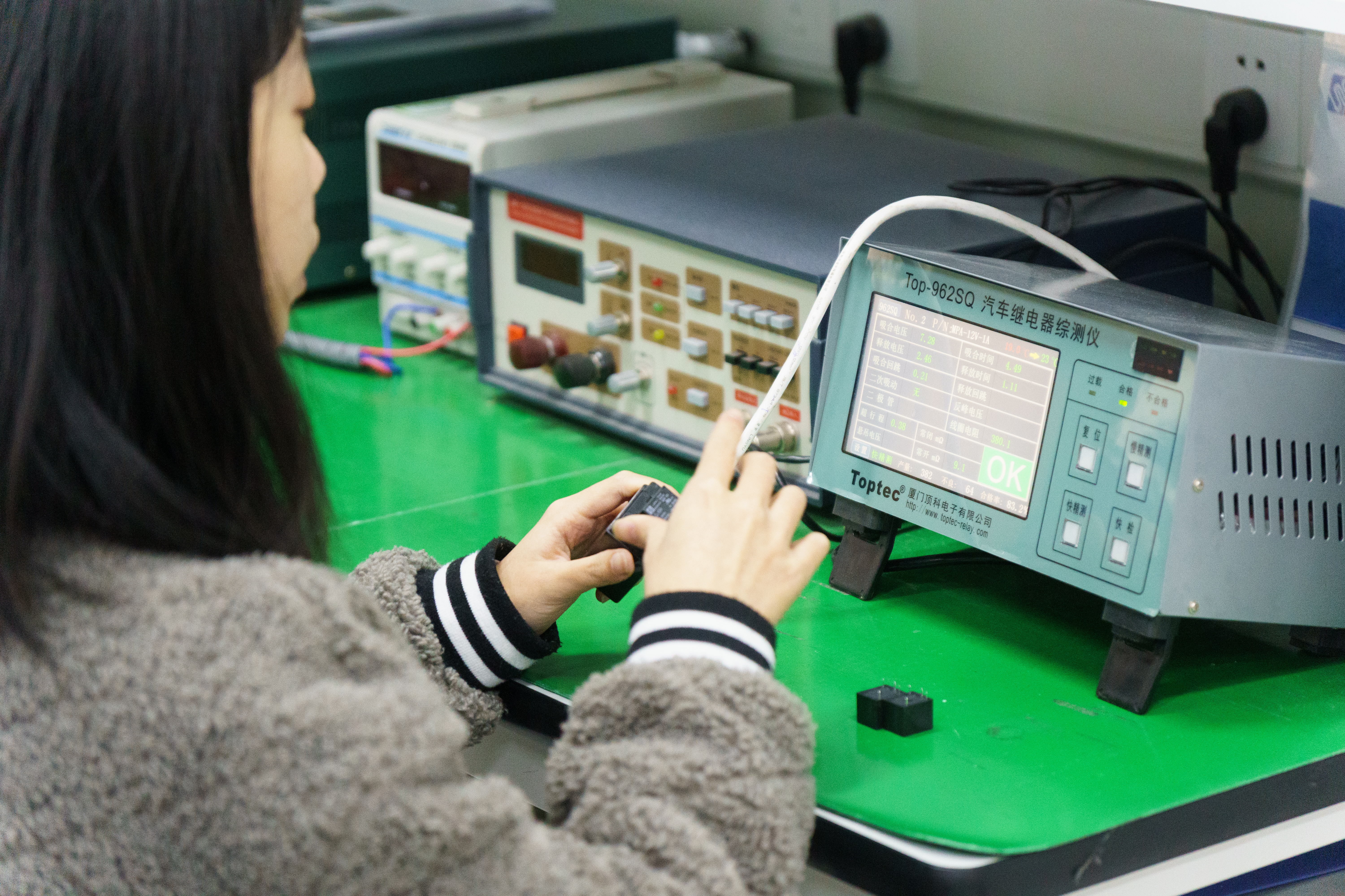 Équipements de test de relais